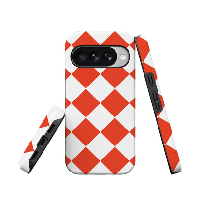Red Checkerboard | High Contrast Design Case