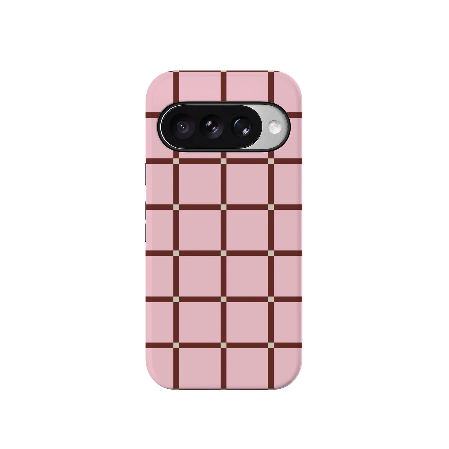 Uptown Gridlock | Pink Checkerboard Case