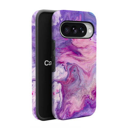 Tie Dying Over You | Purple Marble Google Pixel Case