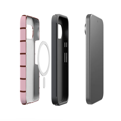 Uptown Gridlock | Pink Checkerboard Case