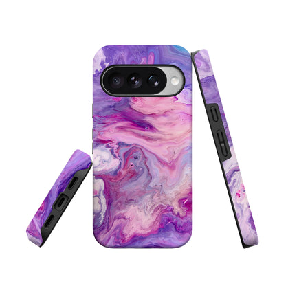 Tie Dying Over You | Purple Marble Google Pixel Case