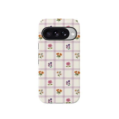 Meadow Check | Floral Gingham Case