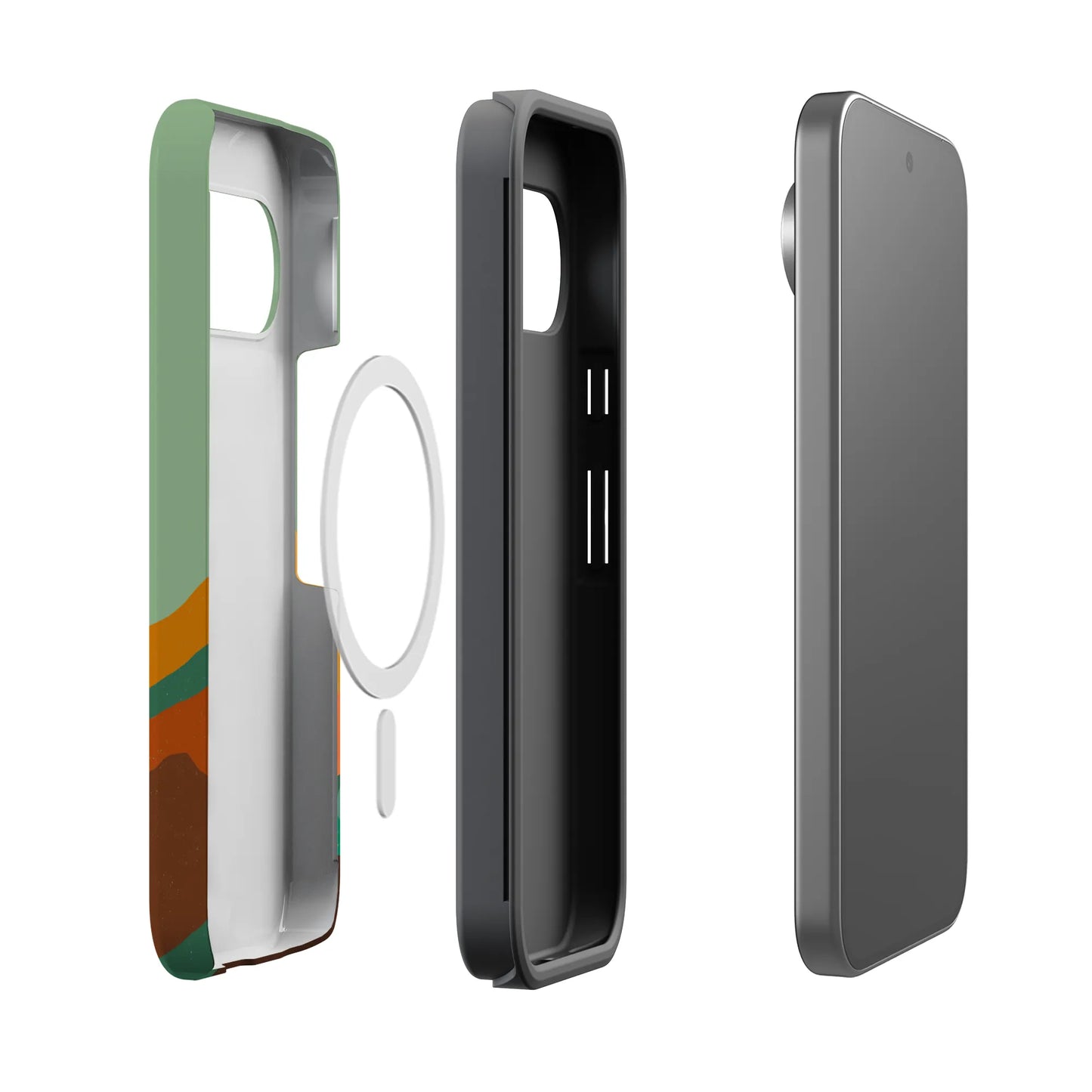 Endless Peaks | Colorblock Mountain Google Pixel Case