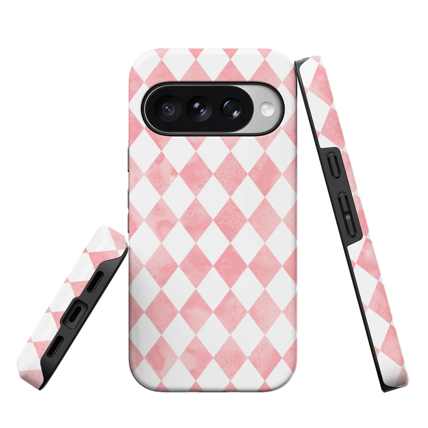 Queen of Diamonds | Pink Watercolor Case