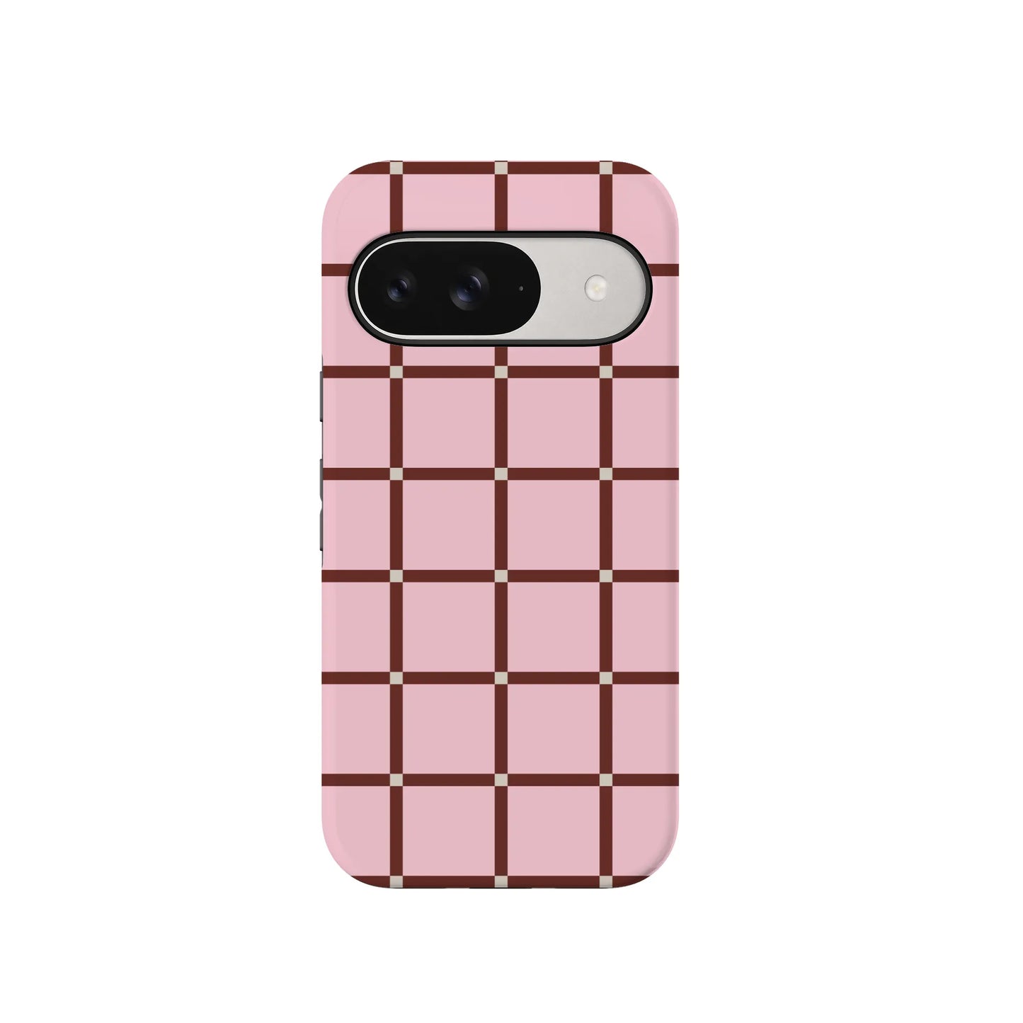 Uptown Gridlock | Pink Checkerboard Case