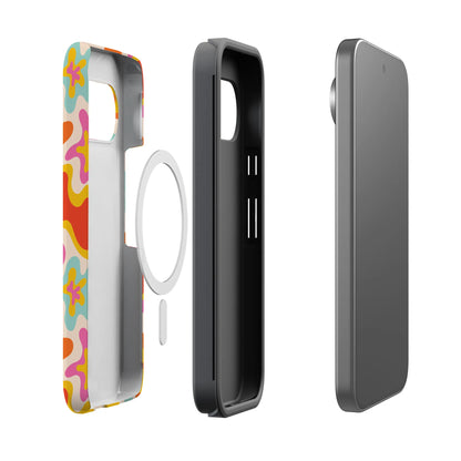 Tropical Color Splash | Abstract Retro Google Pixel Case