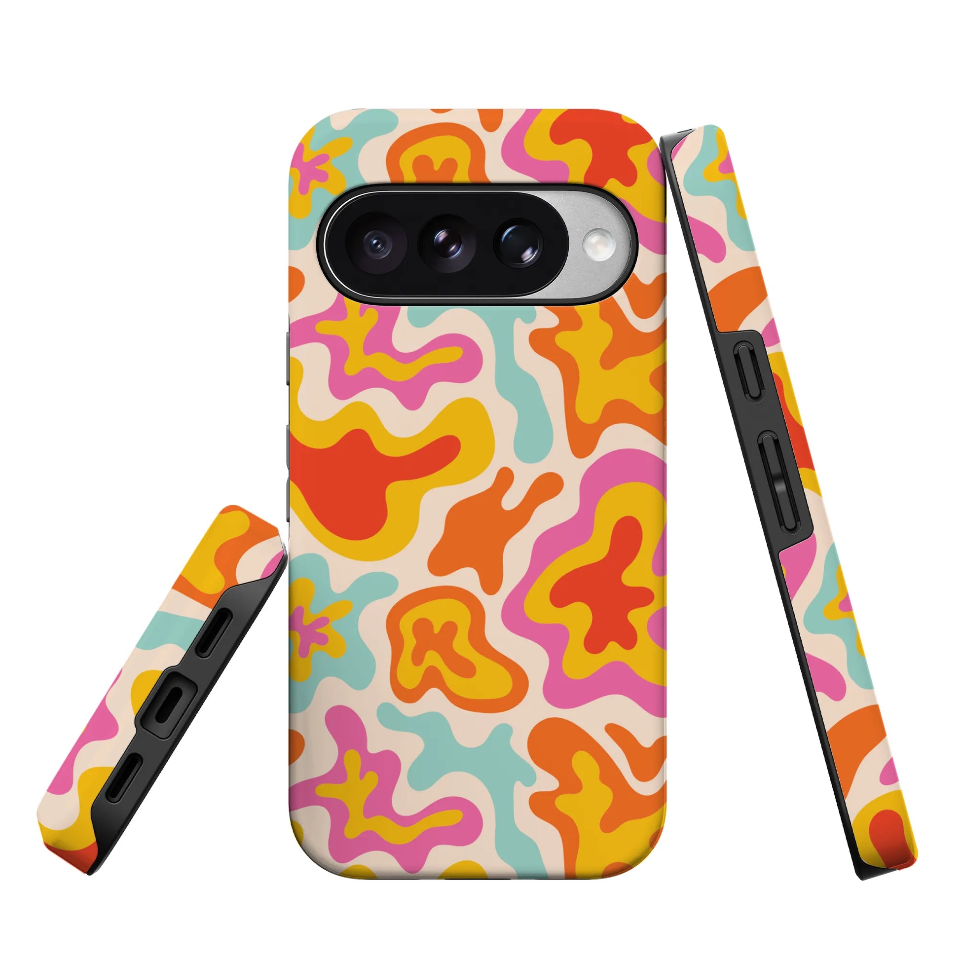 Tropical Color Splash | Abstract Retro Google Pixel Case