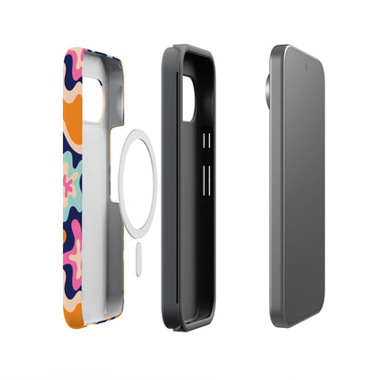 Midnight Color Splash | Abstract Retro Google Pixel Case