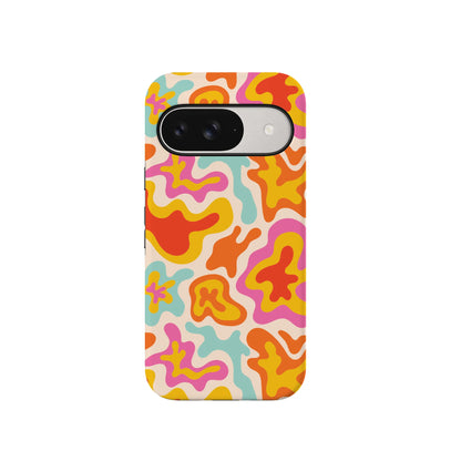 Tropical Color Splash | Abstract Retro Google Pixel Case