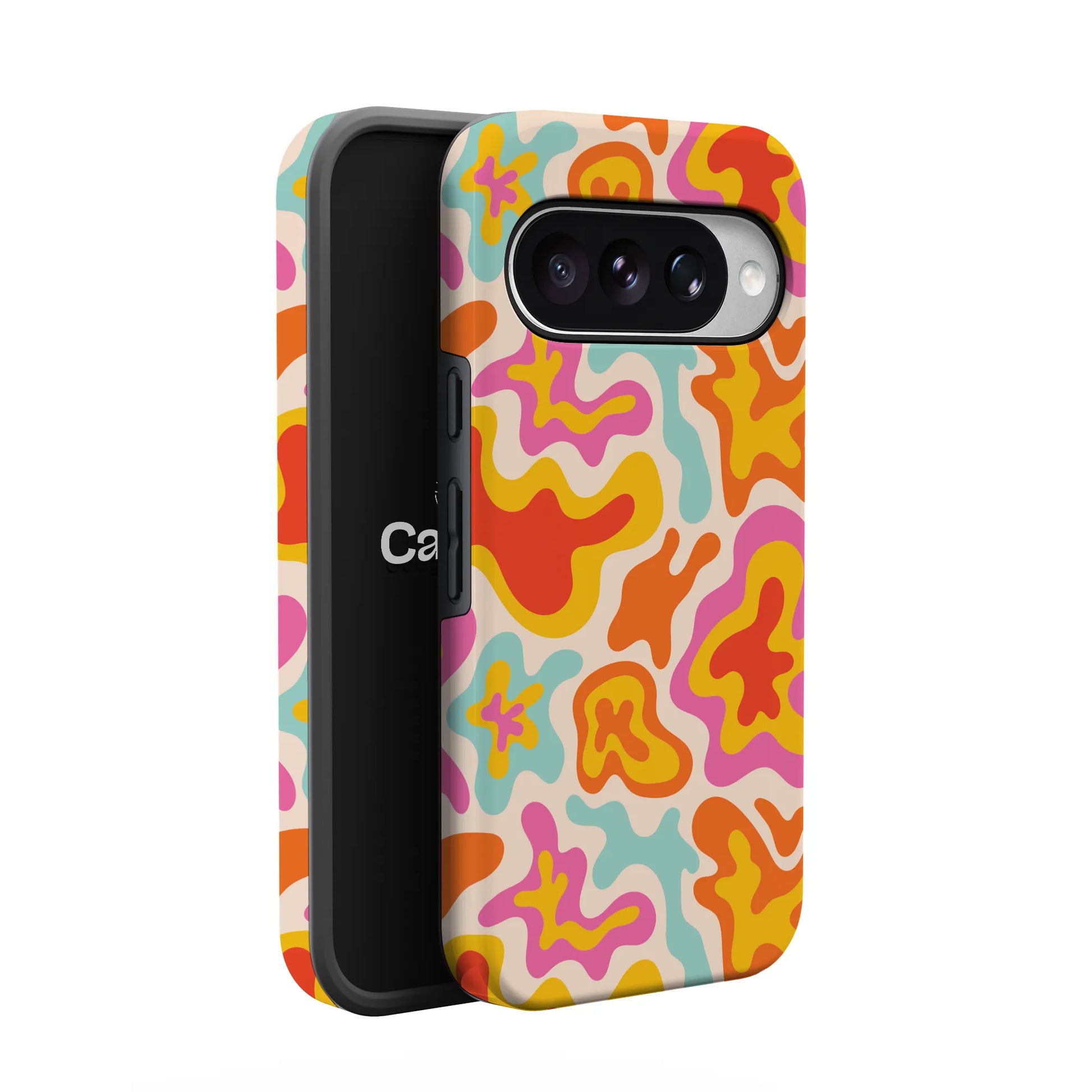 Tropical Color Splash | Abstract Retro Google Pixel Case