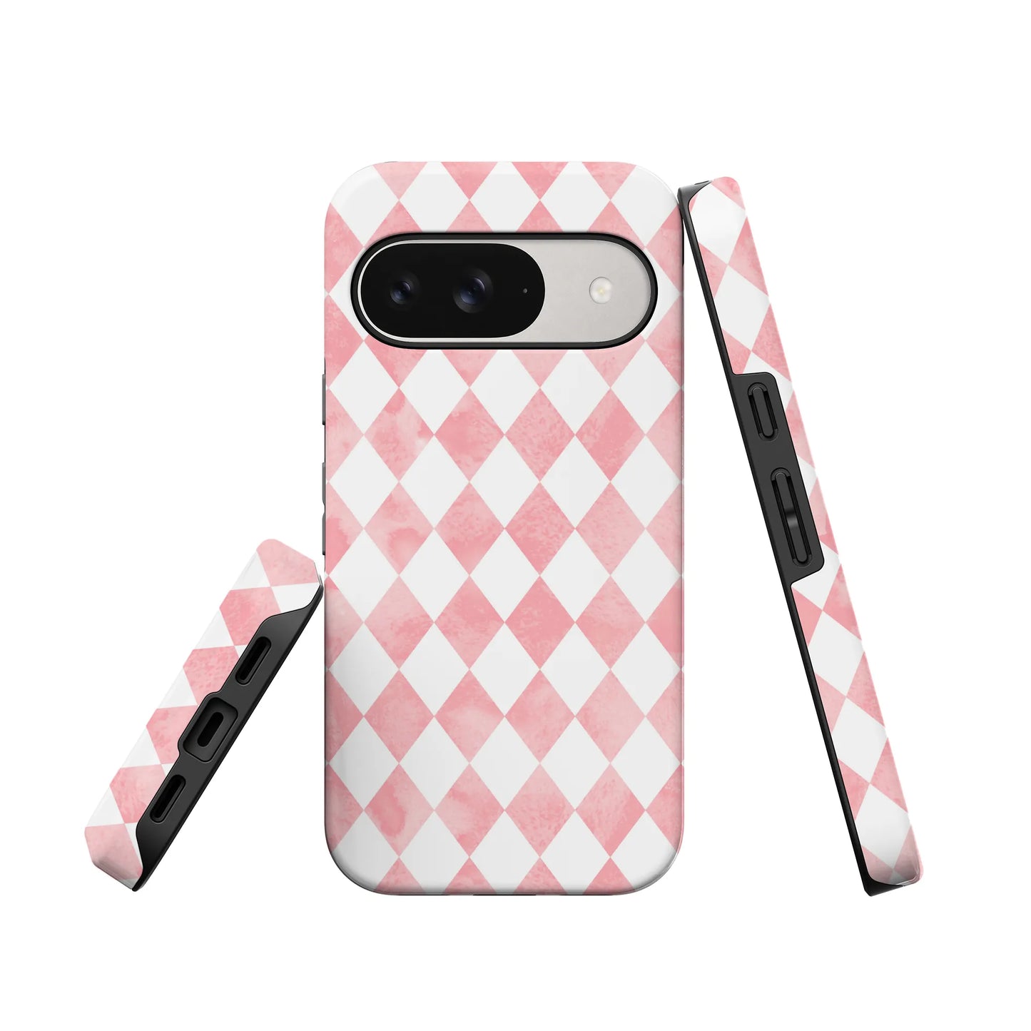 Queen of Diamonds | Pink Watercolor Case