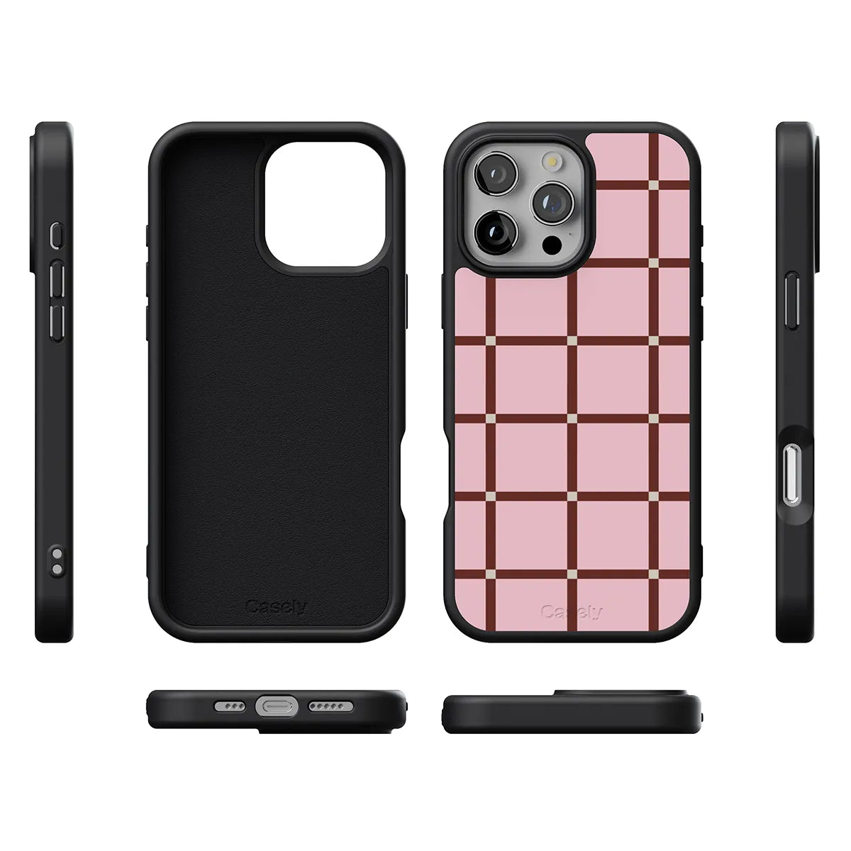Uptown Gridlock | Pink Checkerboard Case