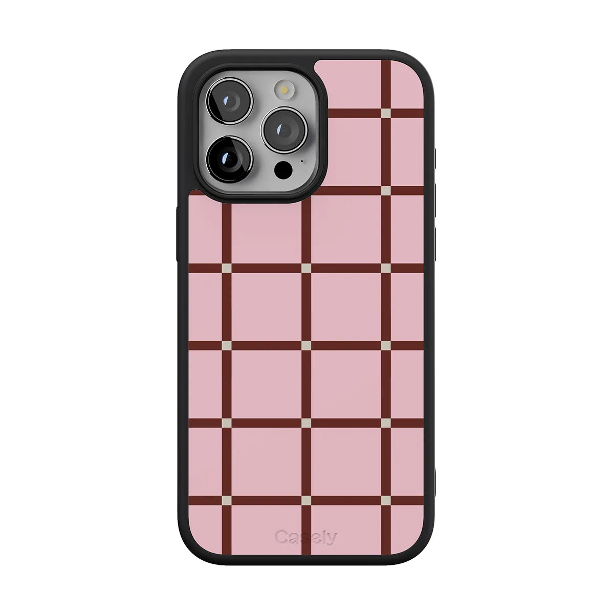 Uptown Gridlock | Pink Checkerboard Case