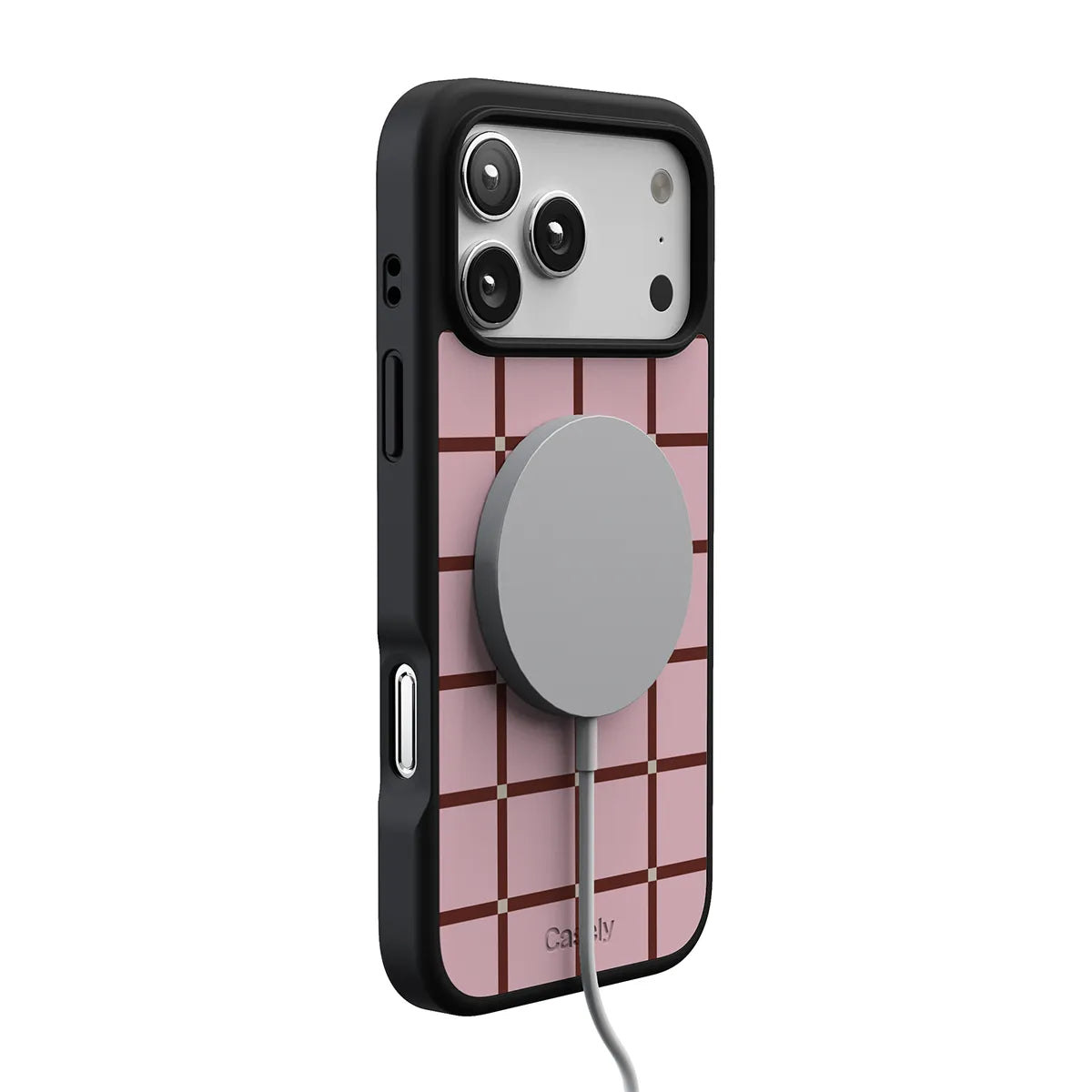 Uptown Gridlock | Pink Checkerboard Case