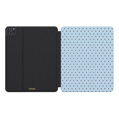 On the Dot | Blue Polka Dot iPad Case