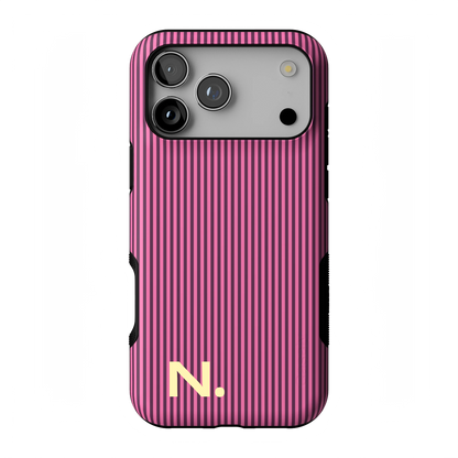 Stripes and the City | Pink & Purple Pinstripe Case