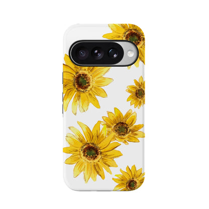 Golden Garden | Yellow Sunflower Floral Google Pixel Case