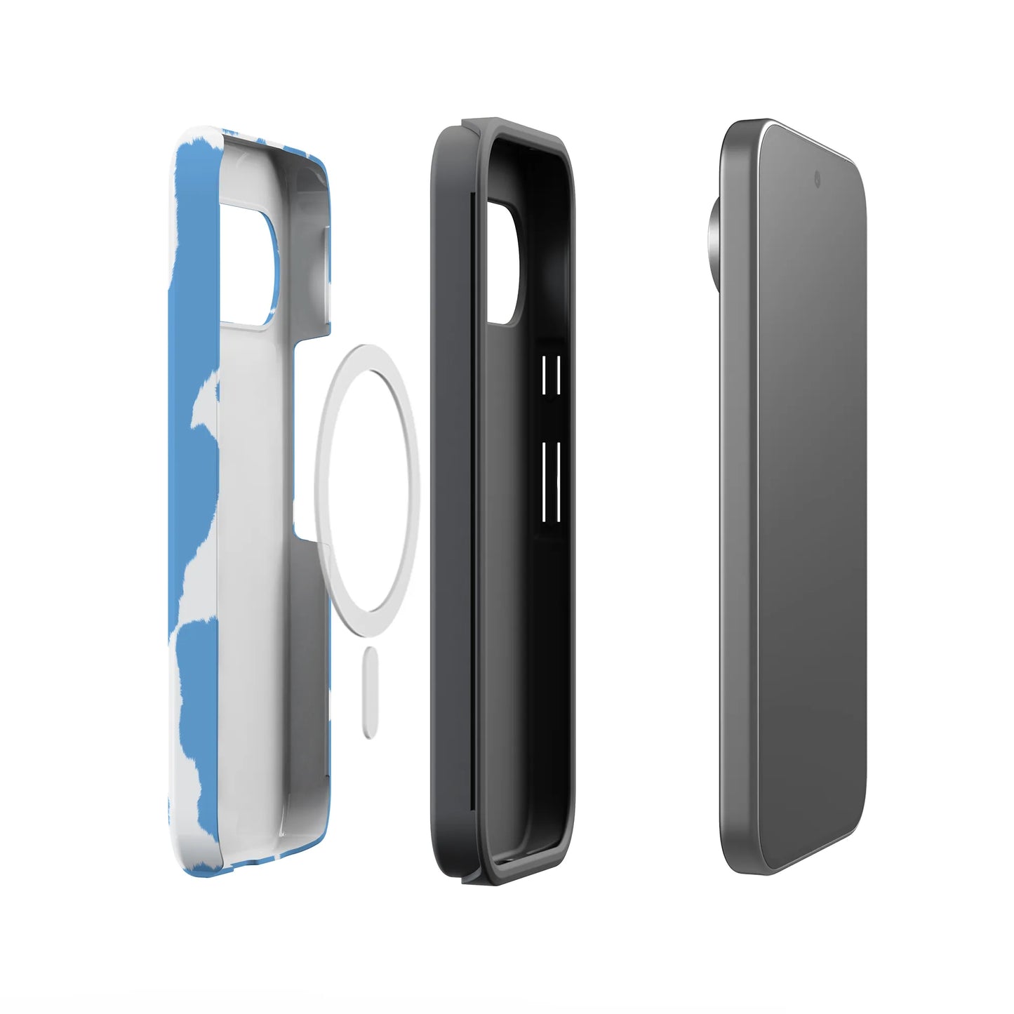 Current MOOd | Light Blue Cow Print Google Pixel Case