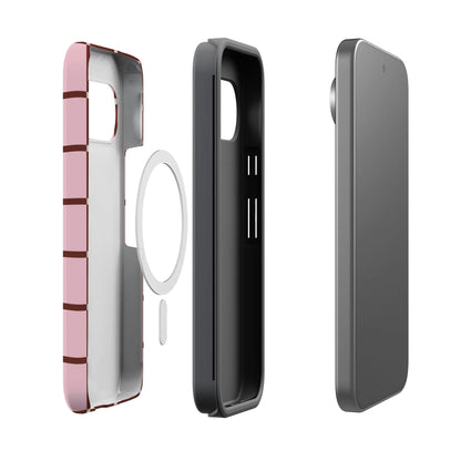Uptown Gridlock | Pink Checkerboard Case
