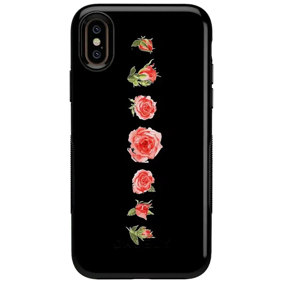 Accept the Rose | Blooming Red Rose Floral Case iPhone Case get.casely Bold iPhone XS Max