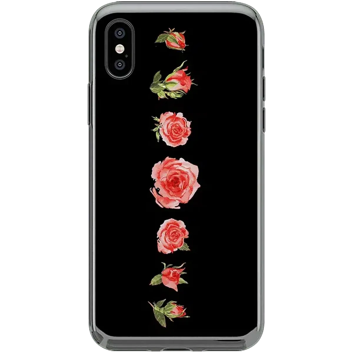 Accept the Rose | Blooming Red Rose Floral Case iPhone Case get.casely Classic iPhone X / XS