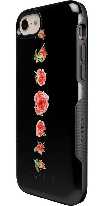 Accept the Rose | Blooming Red Rose Floral Case iPhone Case get.casely
