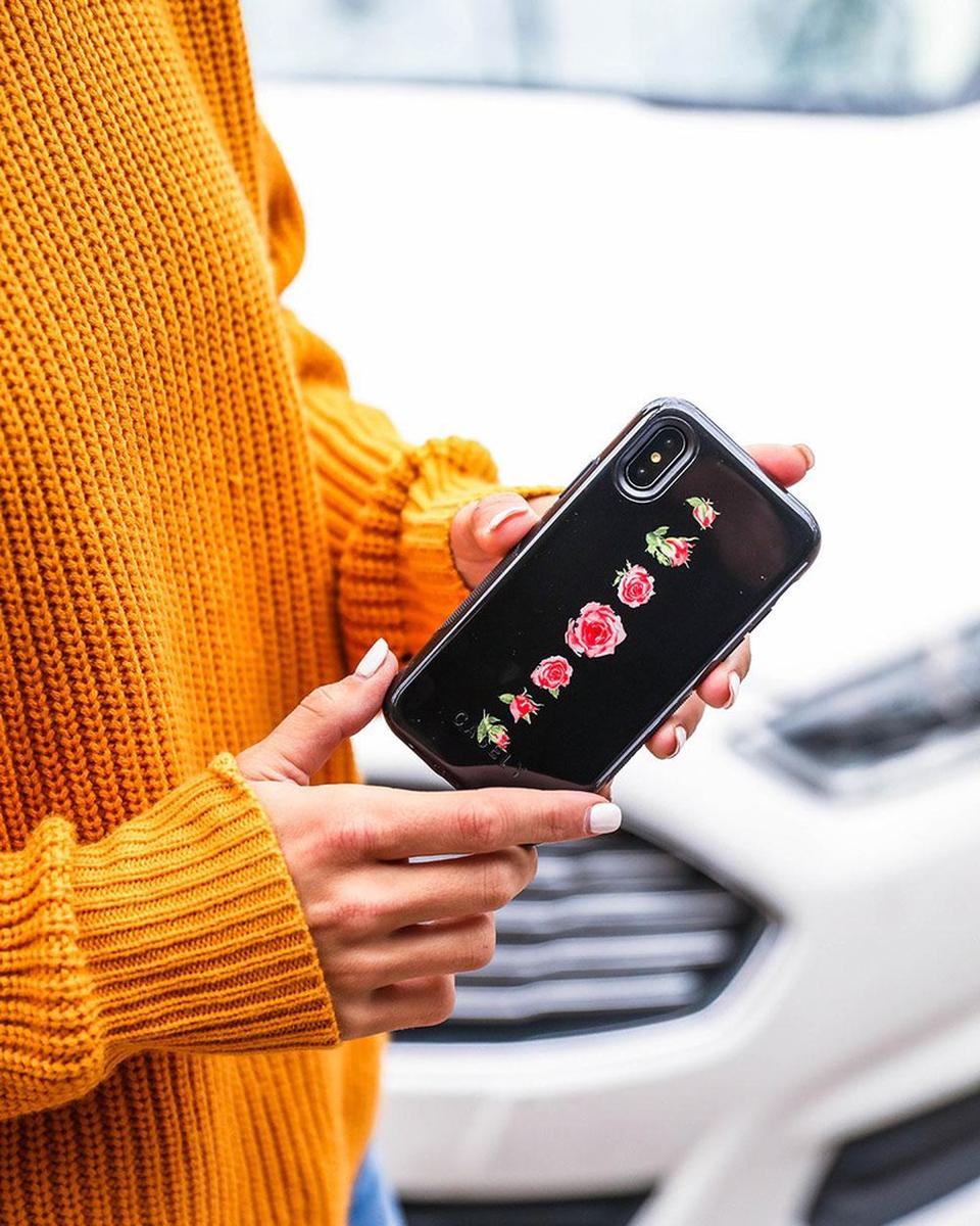 Accept the Rose | Blooming Red Rose Floral Case iPhone Case get.casely