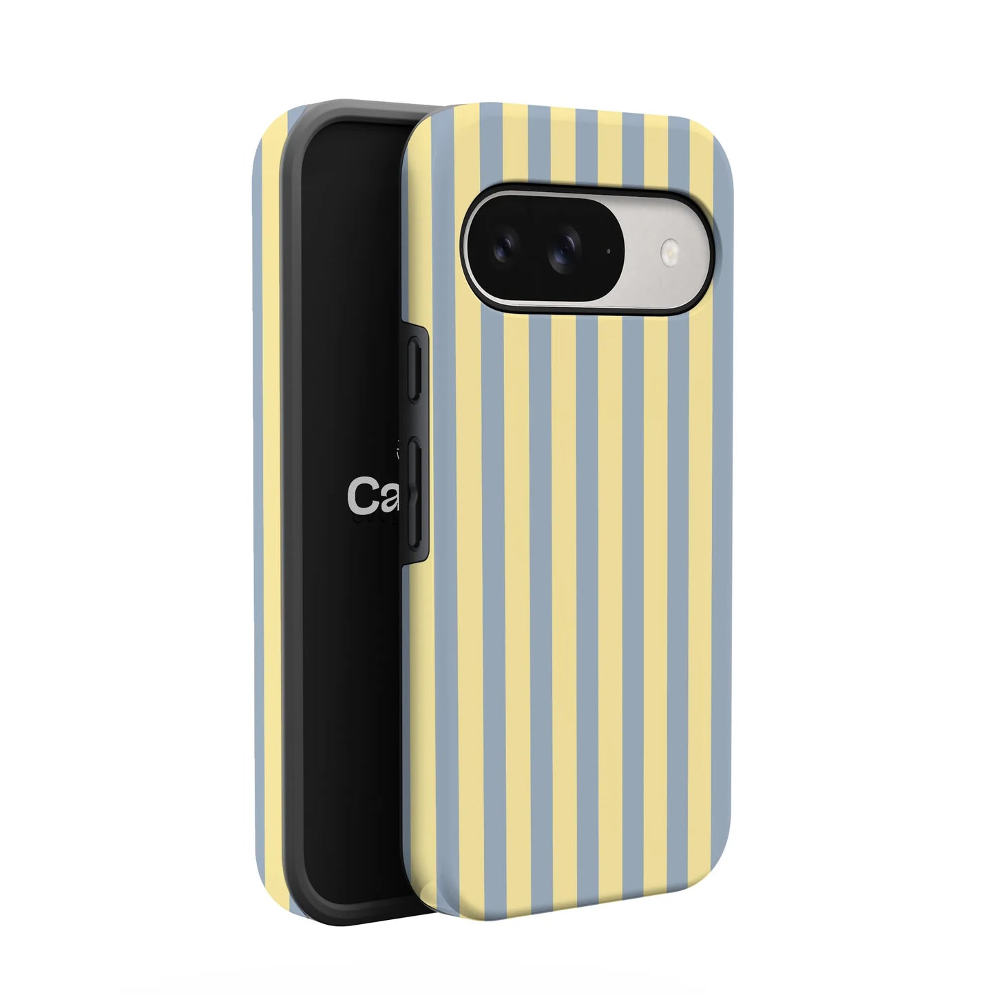Coastline Stripes | Blue & Yellow Case