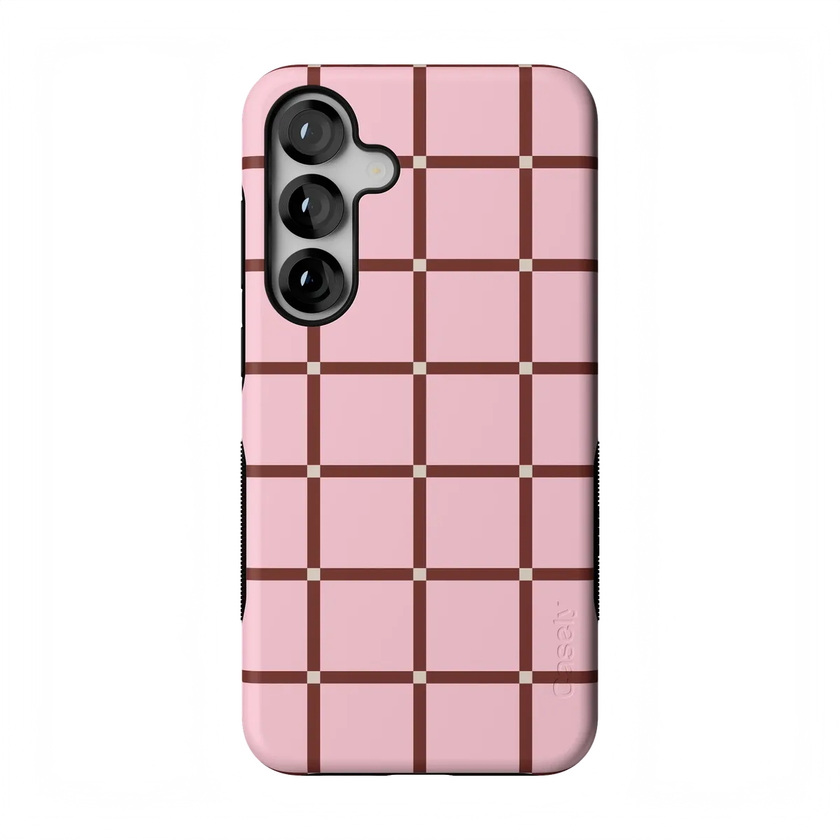 Uptown Gridlock | Pink Checkerboard Case