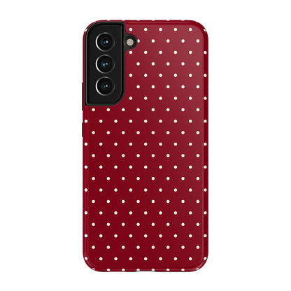 On the Dot | Maroon Polka Dot Case