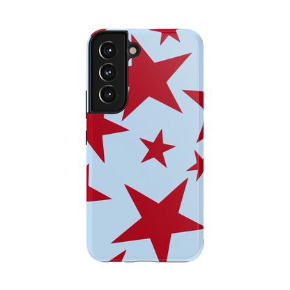 Stars Align | Blue & Red Stars Case - Galaxy S22