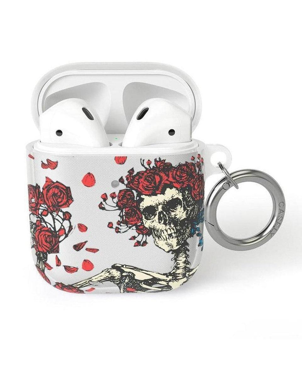 AirPods Case SHOPSTORM_HIDDEN_PRODUCT Casely Club Forever Grateful | Grateful Dead Skeleton AirPods Case