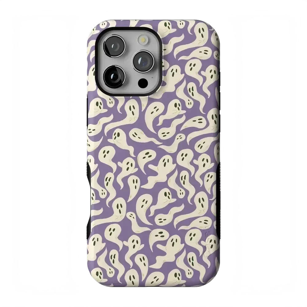 All Boo'd Up | Purple Ghost Case Phone Case get.casely Bold Flex + MagSafe® iPhone 16 Pro Max