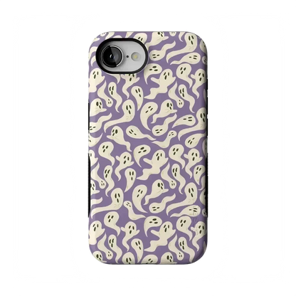 All Boo'd Up | Purple Ghost Case Phone Case get.casely Bold Flex + MagSafe® iPhone 17e