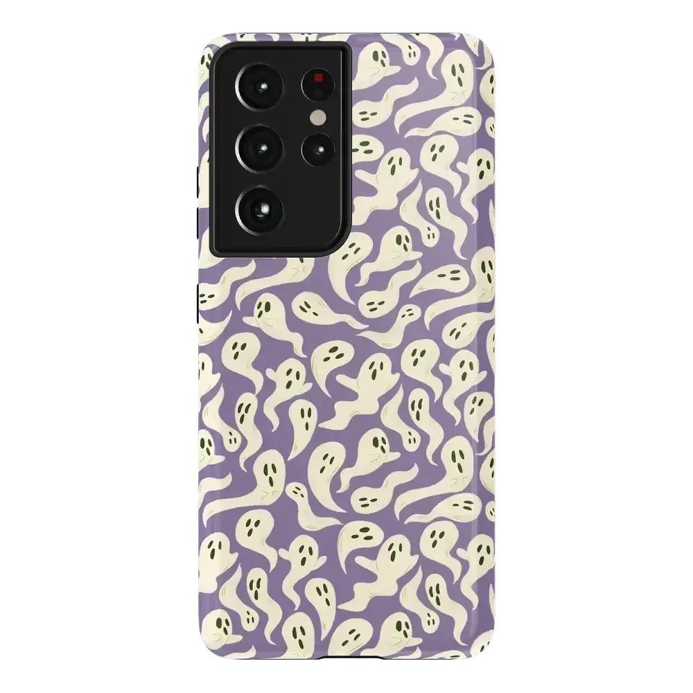 All Boo'd Up | Purple Ghost Case Phone Case get.casely Essential Galaxy S21 Ultra