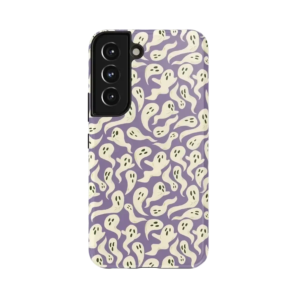 All Boo'd Up | Purple Ghost Case Phone Case get.casely Essential Galaxy S22