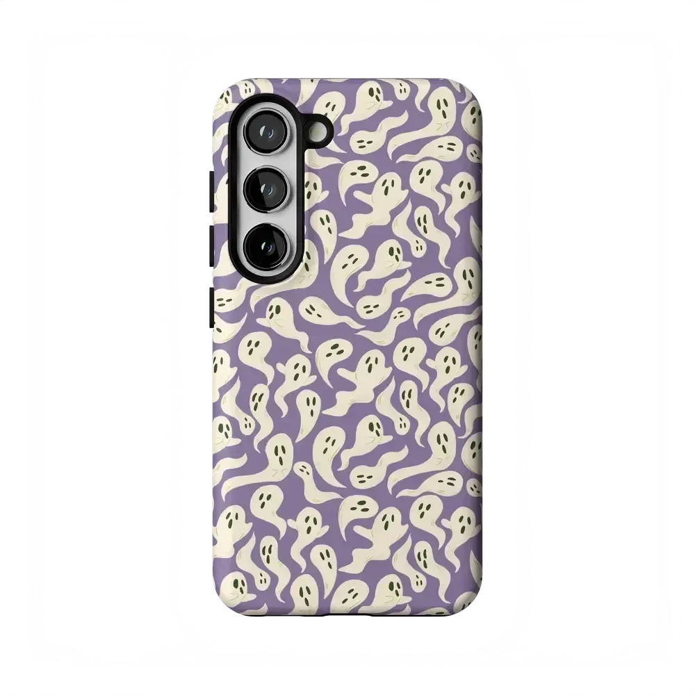 All Boo'd Up | Purple Ghost Case Phone Case get.casely Essential Galaxy S23