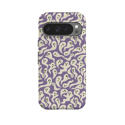All Boo'd Up | Purple Ghost Case Phone Case get.casely Essential + MagSafe® Google Pixel 10 Pro
