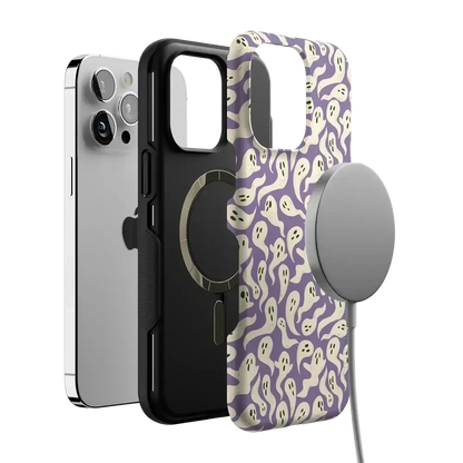 All Boo'd Up | Purple Ghost Case Phone Case get.casely