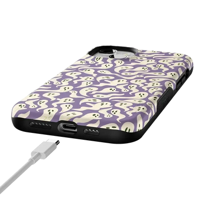 All Boo'd Up | Purple Ghost Case Phone Case get.casely