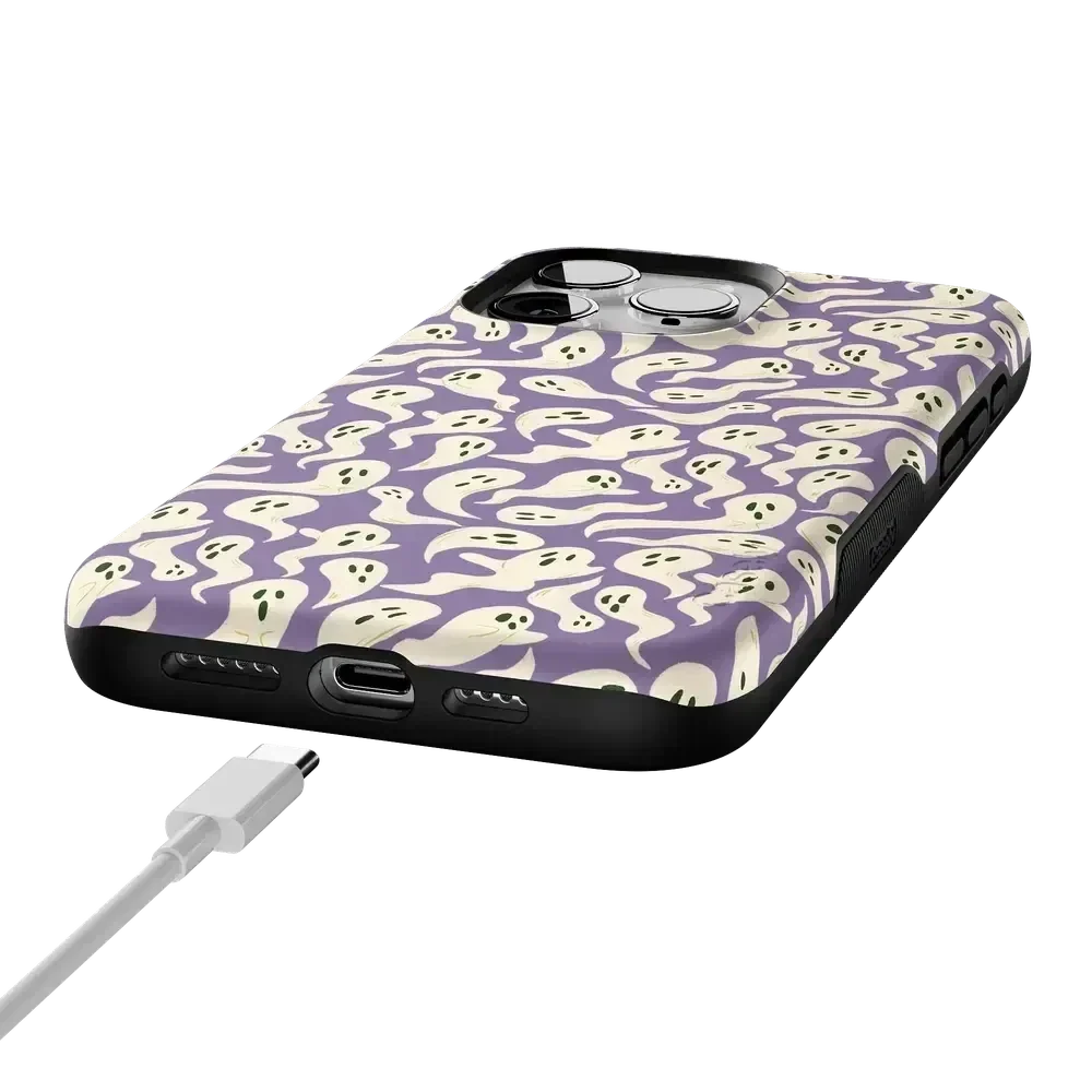 All Boo'd Up | Purple Ghost Case Phone Case get.casely