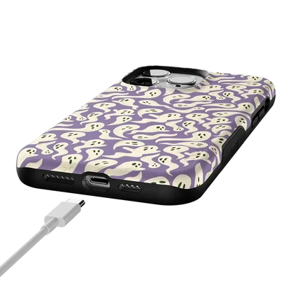 All Boo'd Up | Purple Ghost Case Phone Case get.casely