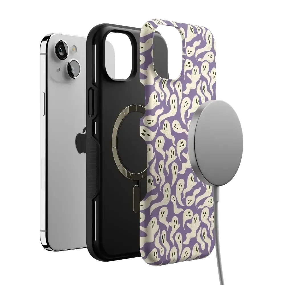 All Boo'd Up | Purple Ghost Case Phone Case get.casely