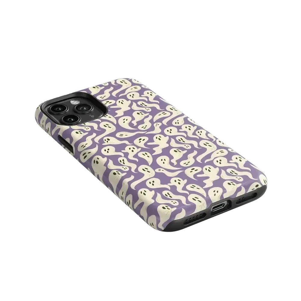 All Boo'd Up | Purple Ghost Case Phone Case get.casely
