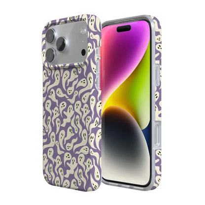 All Boo'd Up | Purple Ghost Case Phone Case get.casely