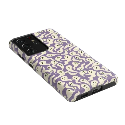 All Boo'd Up | Purple Ghost Case Phone Case get.casely