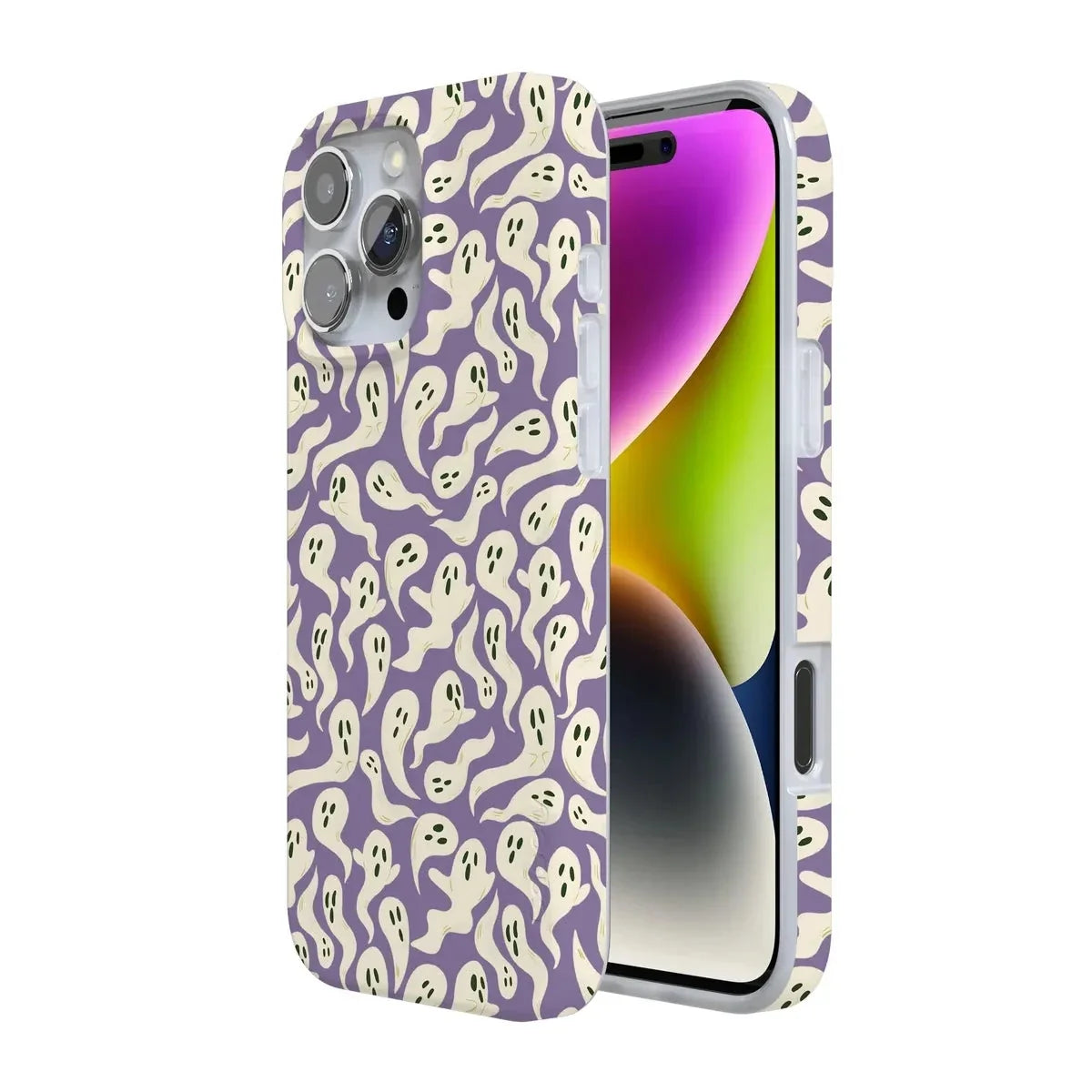 All Boo'd Up | Purple Ghost Case Phone Case get.casely
