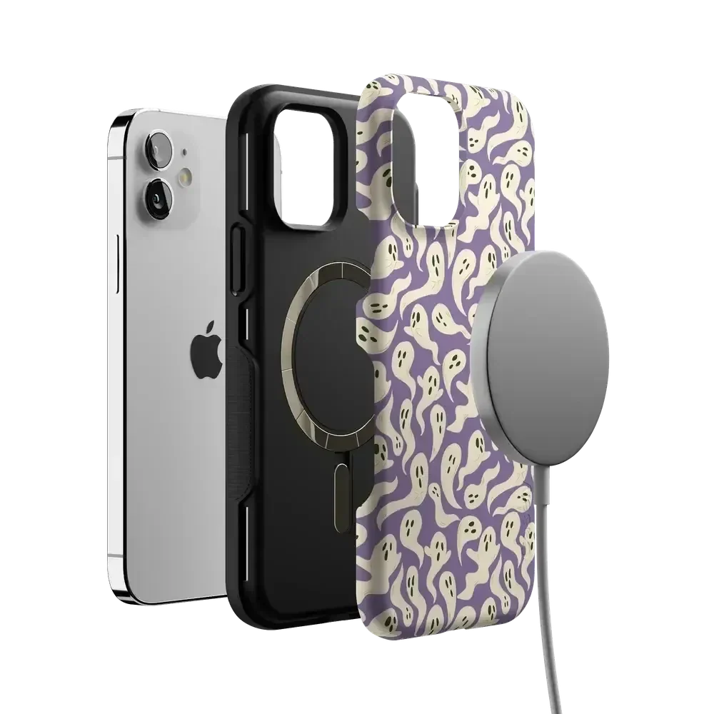 All Boo'd Up | Purple Ghost Case Phone Case get.casely