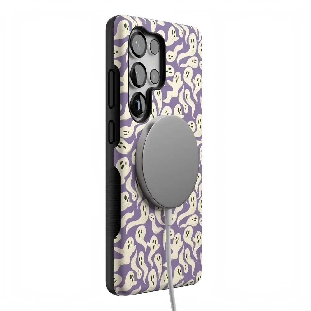 All Boo'd Up | Purple Ghost Case Phone Case get.casely