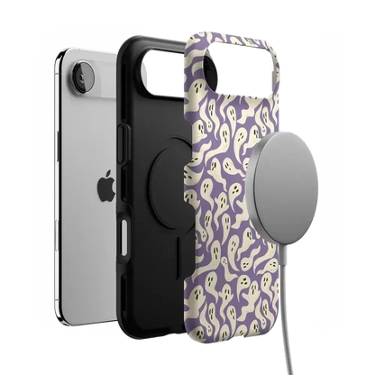 All Boo'd Up | Purple Ghost Case Phone Case get.casely